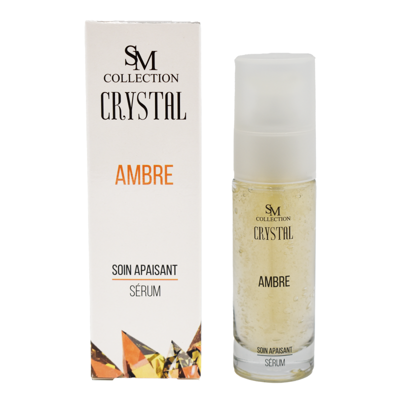 Sérum apaisant 100% naturel à la poudre d'ambre - Cosmétique lithothérapie 100% naturelle