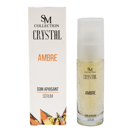 Sérum apaisant 100% naturel à la poudre d'ambre - Cosmétique lithothérapie 100% naturelle