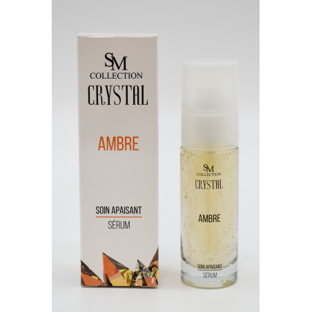 Sérum apaisant 100% naturel à la poudre d'ambre - Cosmétique lithothérapie 100% naturelle