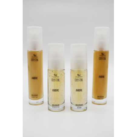 Gamme lithothérapie apaisante - Crème contour des yeux, sérum, crème de jour et crème de nuit - Cosmétiques 100% naturels