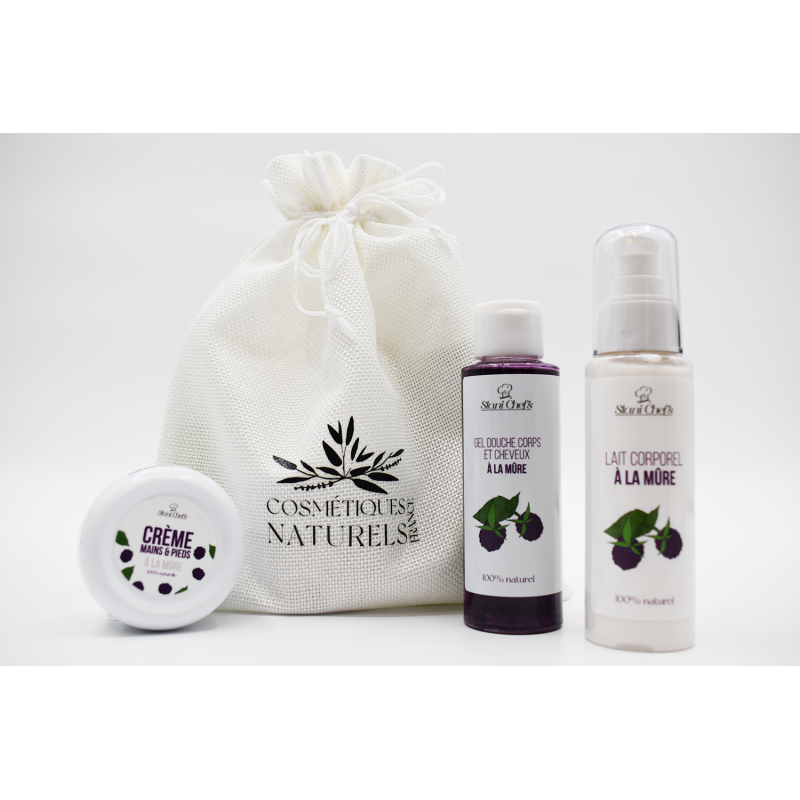 Coffret découverte 100% nature - Mûre gourmande - Cosmétique Naturel France