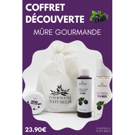 Coffret découverte 100% nature - Mûre gourmande - Cosmétique Naturel France